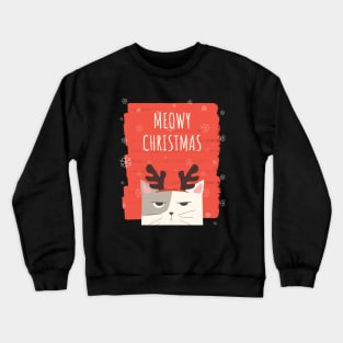 meowy christmas Crewneck Sweatshirt